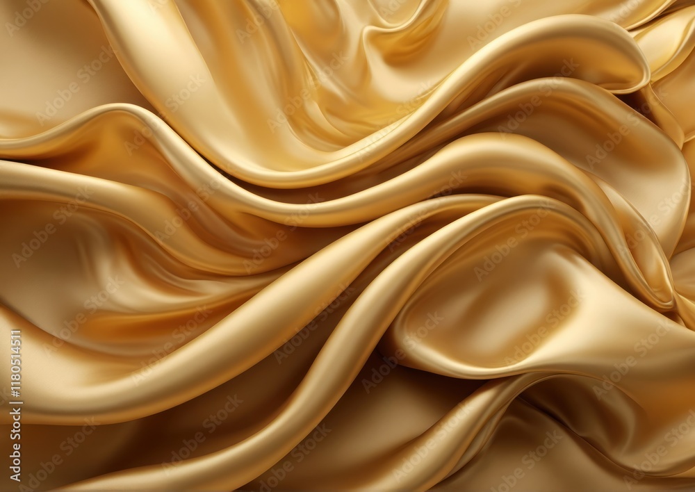 Gold Silk Wave Premium 3D Render Background for Luxury Design. Ideal for branding, elegant designs or premium product packaging Gold Silk Wave Premium 3D Render Background for Luxury Design. Ideal for branding, elegant designs or premium product packaging