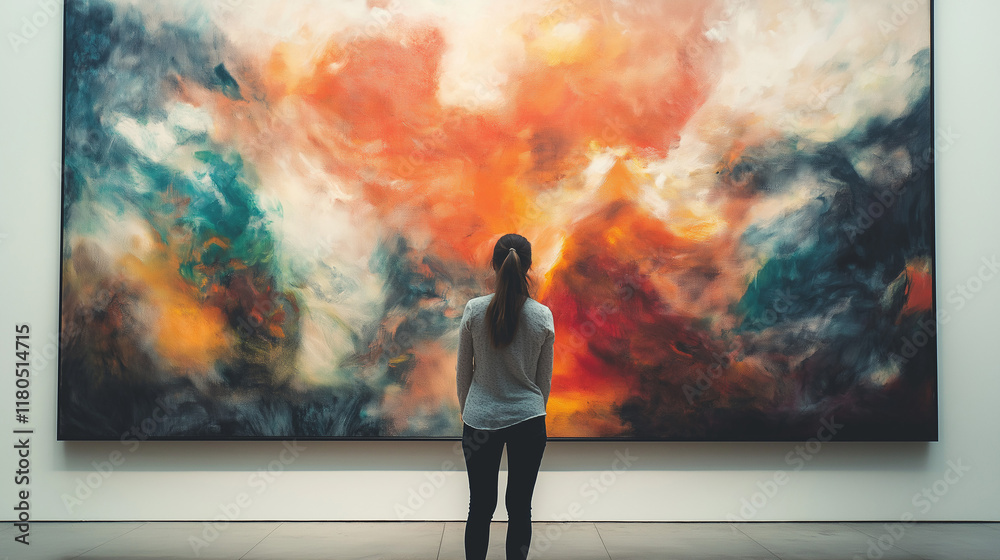 Fototapeta premium Contemplating Art