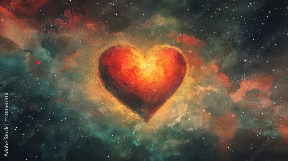 Cosmic Heart Nebula Celestial Love Divine Cosmic Heart Nebula Celestial Love Divine