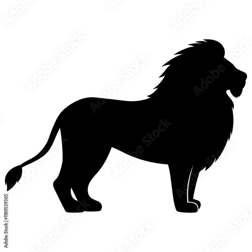 lion silhouette illustration photo