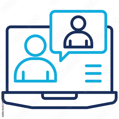 Online Communication Icon