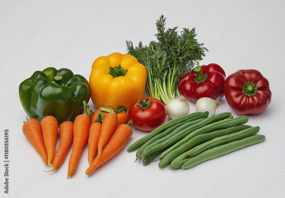 Fresh and Colorful Variety of Vegetables on White Background Ideal for Healthy Eating, Cooking, Organic Lifestyle, and Nutrition-Focused Projects Fresh and Colorful Variety of Vegetables on White Background Ideal for Healthy Eating, Cooking, Organic Lifestyle, and Nutrition-Focused Projects