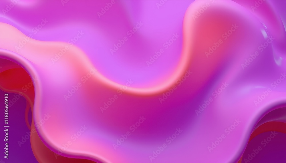 Fototapeta premium Abstract Pink and Purple Fluid Wave Design