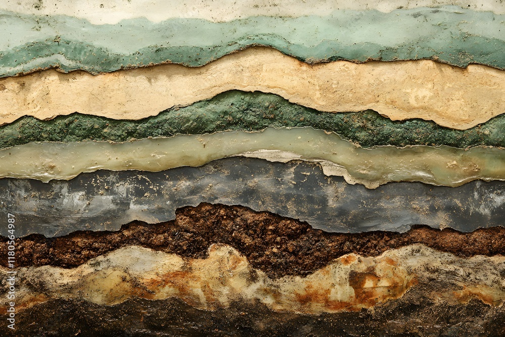 Layered Earth Tones Abstract Art Texture Layered Earth Tones Abstract Art Texture