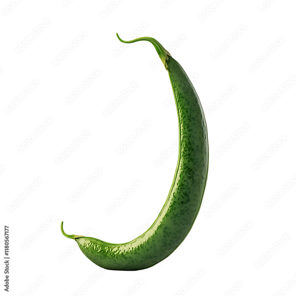 yard longbean Advertisement isolated on white background full depth of field yard longbean Advertisement isolated on white background full depth of field
