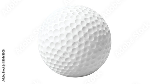 golf ball isolated on white background