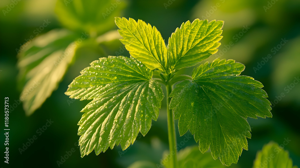 Vibrant Green Leaf Closeup, Nature Photography Vibrant Green Leaf Closeup, Nature Photography