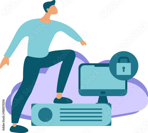 Cloud Computing Illustration