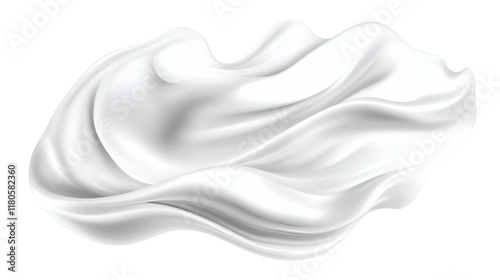 A white farbic isolated on white background