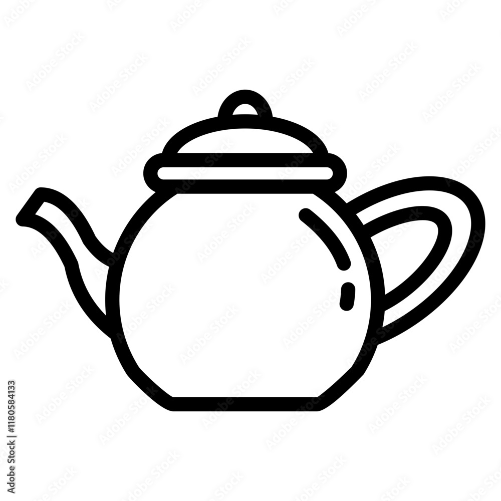 Obraz premium Teapot Icon Element For Design