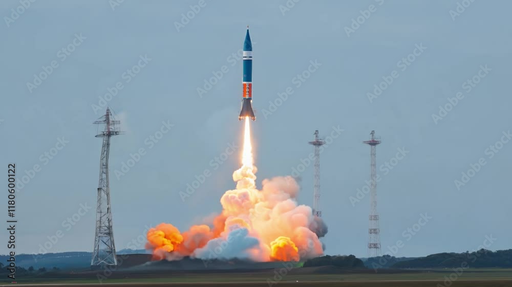 Successful launch of a russian rs 26 rubezh missile