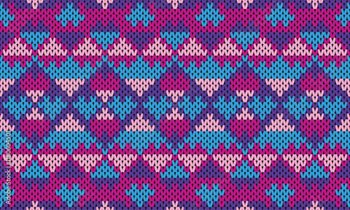 Seamless printable knitting patterns, wallpapers, ultra-high resolution raster illustrations, print-on-demand patterns.