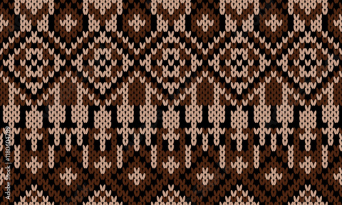 Seamless printable knitting patterns, wallpapers, ultra-high resolution raster illustrations, print-on-demand patterns.