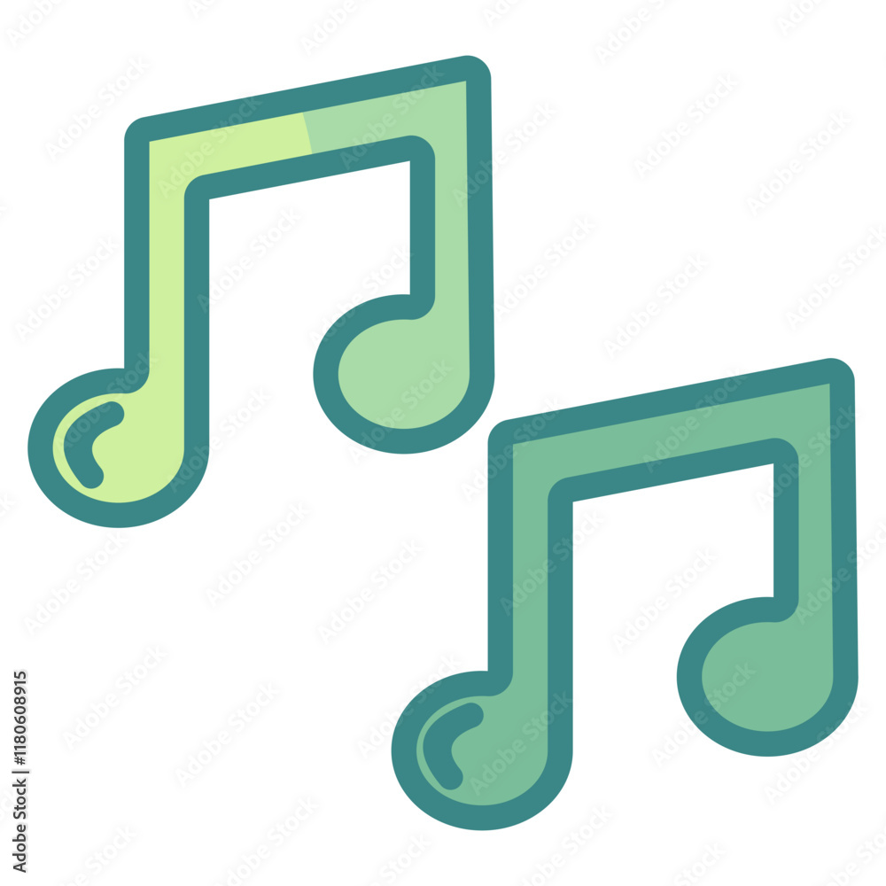 Music Note Icon Element For Design Music Note Icon Element For Design