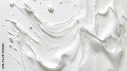 Obraz na płótnie Abstract White Background with Minimalist Smooth Texture and Bright Neutral Design for Modern and Elegant Aesthetic
w salonie
