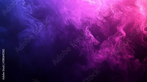 Vibrant violet indigo gradient background, neon waves texture, presentation backdrop, high contrast elements, Generative AI