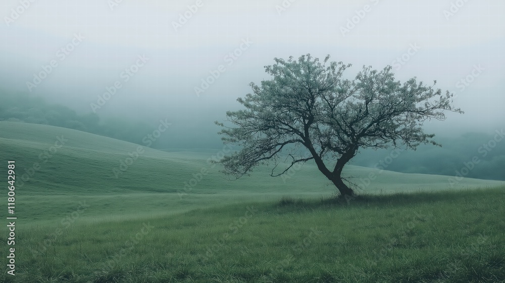 Fototapeta premium A tree after the rain 