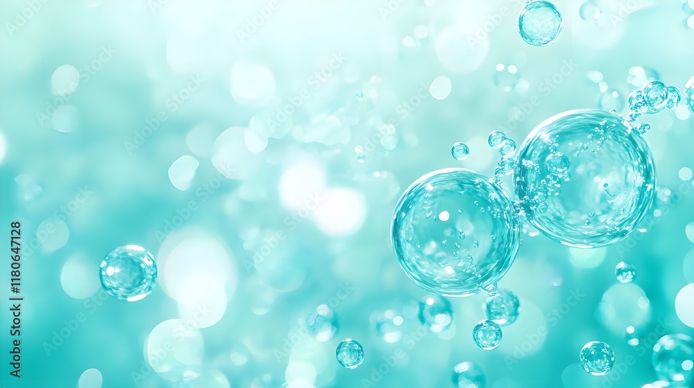 aqua bubbles abstract background - soft focus aqua bubbles abstract background - soft focus