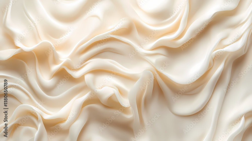 Soft cream faux fur fabric with textured wavy pattern. Snowwoven. Illustration Soft cream faux fur fabric with textured wavy pattern. Snowwoven. Illustration