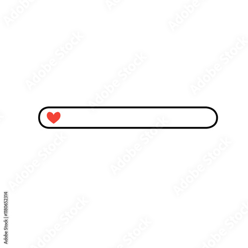 heart shape loading bar