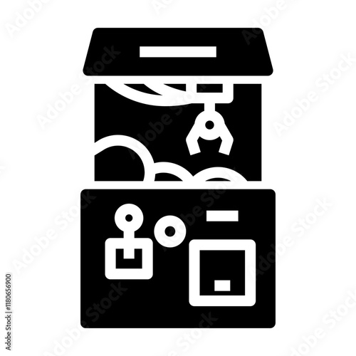 claw machine Solid icon