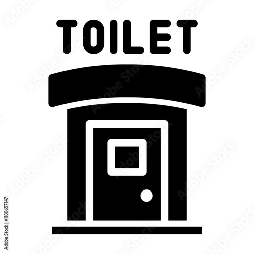 toilet Solid icon