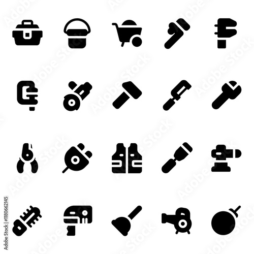 Construction solid style, perfect for user interface projects photo