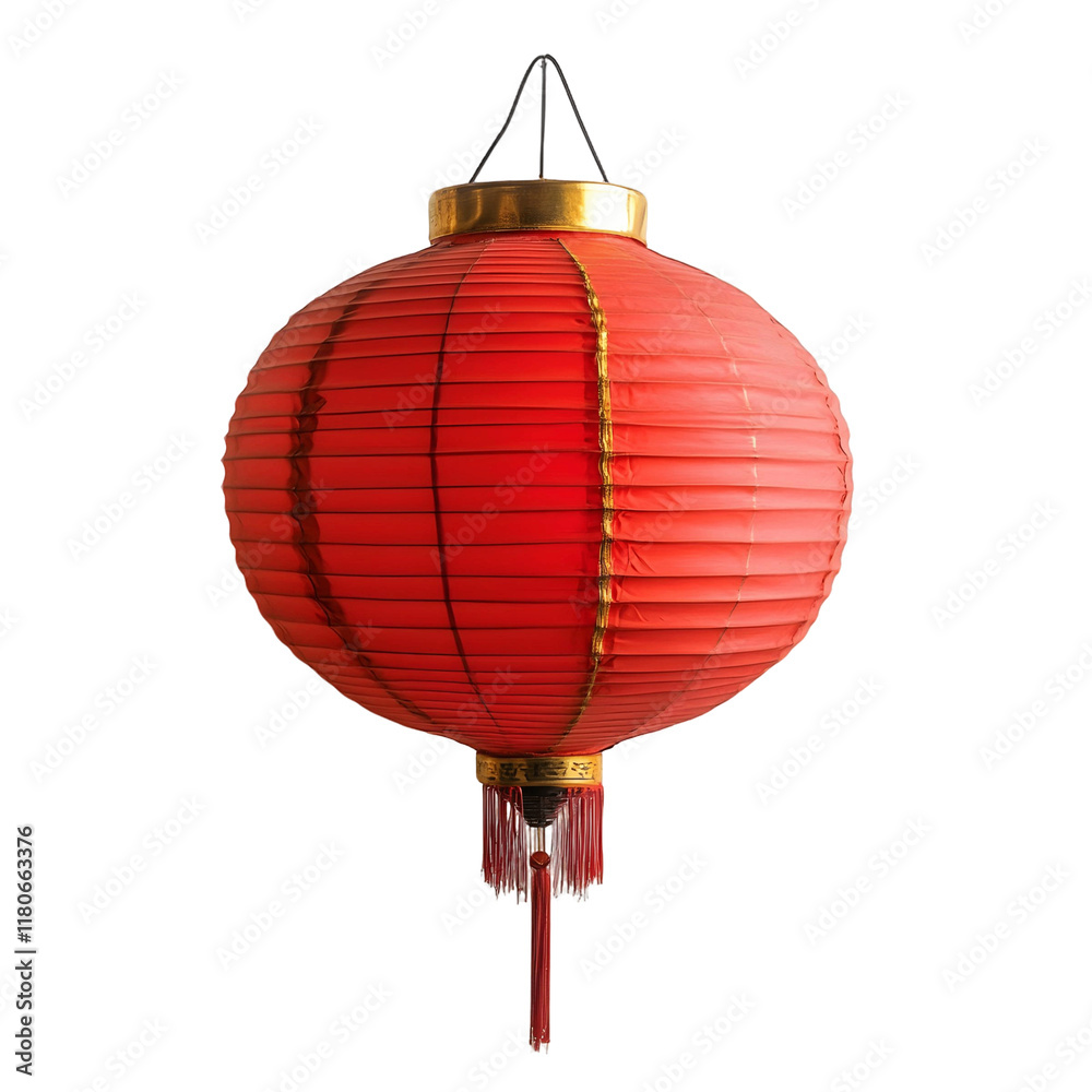 Obraz premium A traditional red Chinese lantern