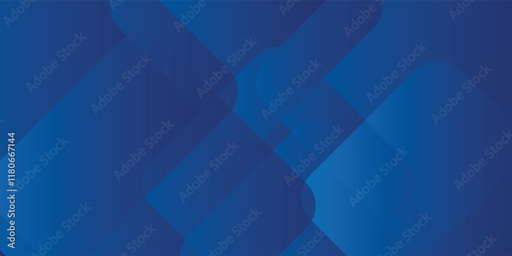 Obraz premium Abstract blue background with glowing geometric lines. Modern blue gradient square shape design.
