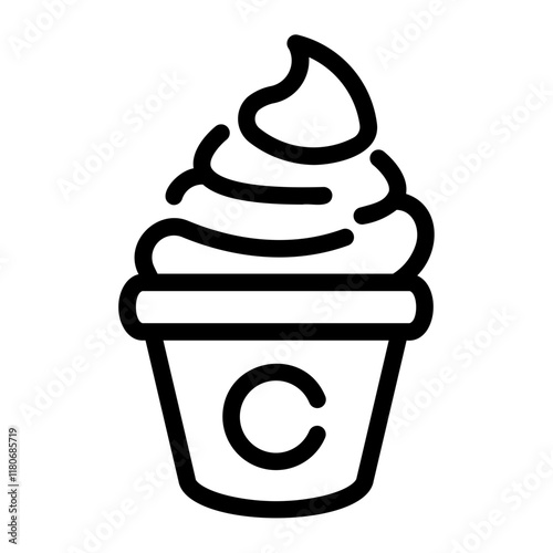 ice cream Line Icon