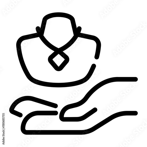 necklace Line Icon