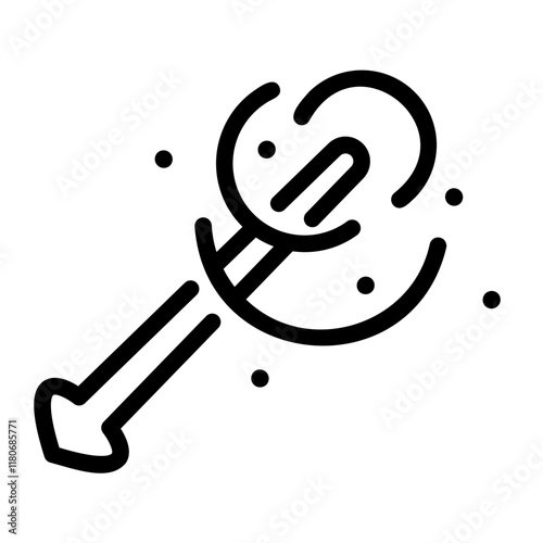 magic wand Line Icon