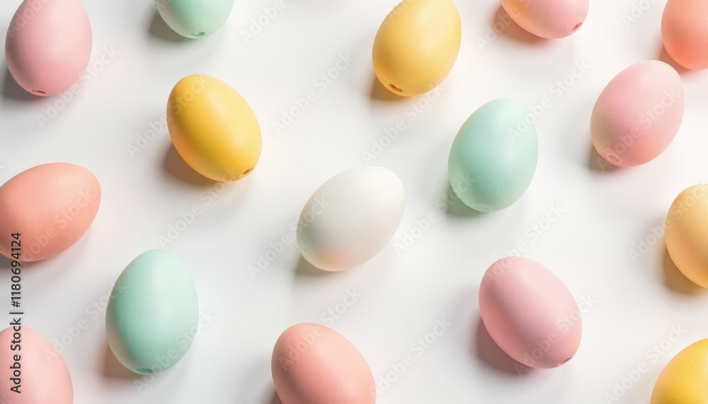 Pastel Easter Egg Pattern - Seamless Background Pastel Easter Egg Pattern - Seamless Background