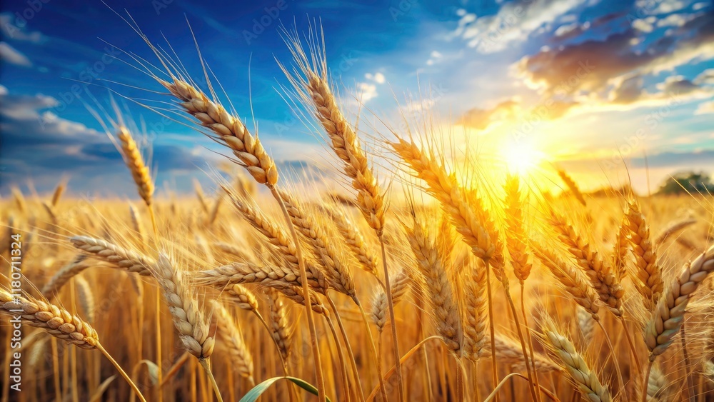 Minimalist Summer Rye Field in Poland - Nature's Beauty, Grain Textures, and Serene Landscapes Minimalist Summer Rye Field in Poland - Nature's Beauty, Grain Textures, and Serene Landscapes