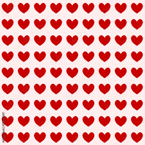 seamless pattern with hearts