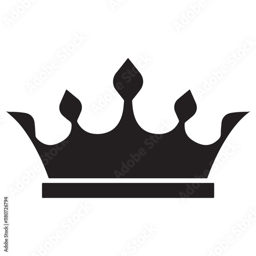 crown icon vector illustration