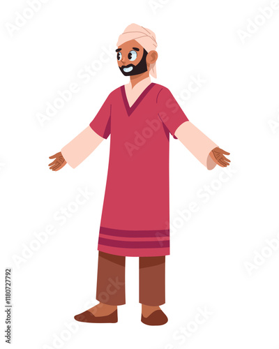 bedouin man standing