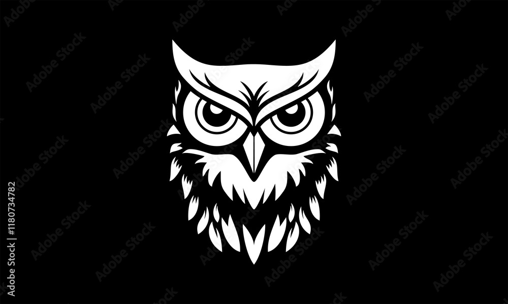 Fototapeta premium Owls are often associated with wisdom and knowledge.