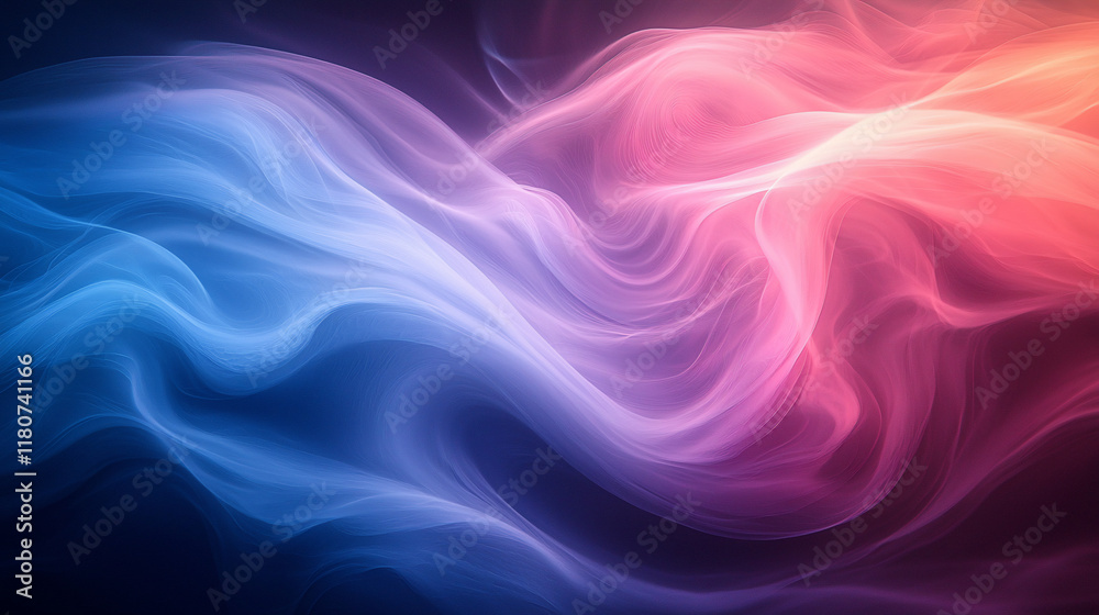 Abstract swirling colorful smoke design. Abstract swirling colorful smoke design.