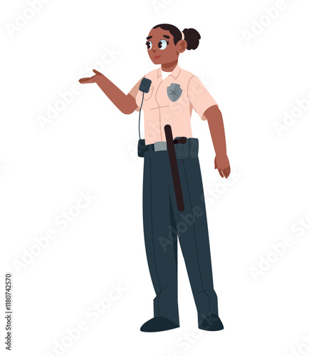 prison guard woman character