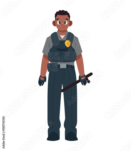 prison guard character male