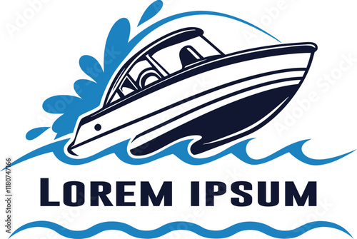 Illustration vector graphic of Boat Logo template