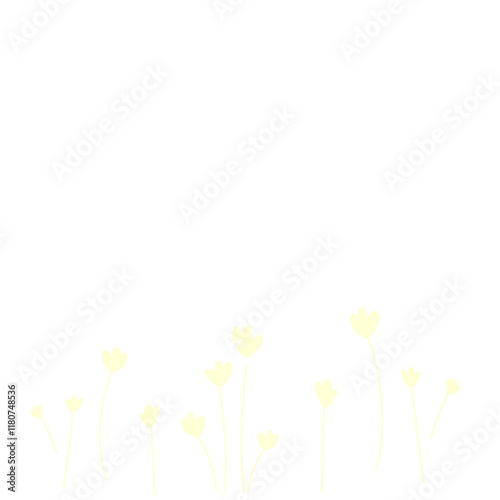 Daisy flowers png abstract elements 