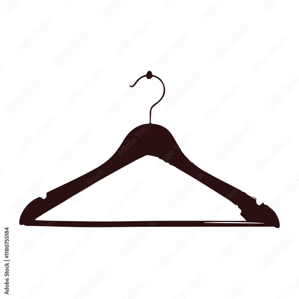 Classic Wooden Hanger for Organized Closet Storage