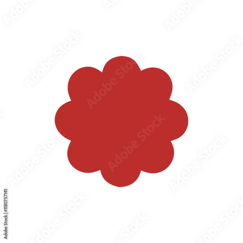 Abstract Chinese New Year Shape