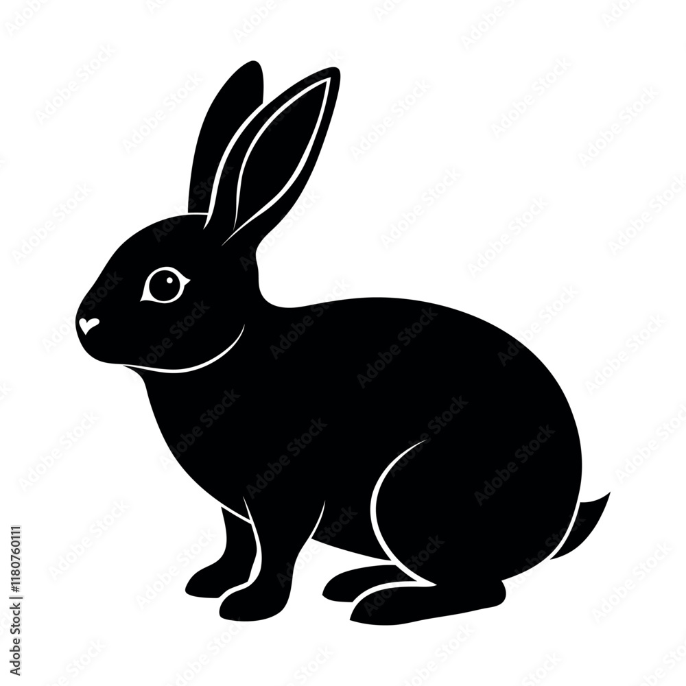 Fototapeta premium illustration of a rabbit