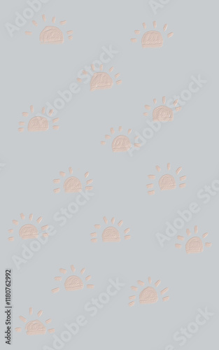 Cute sun phone background 