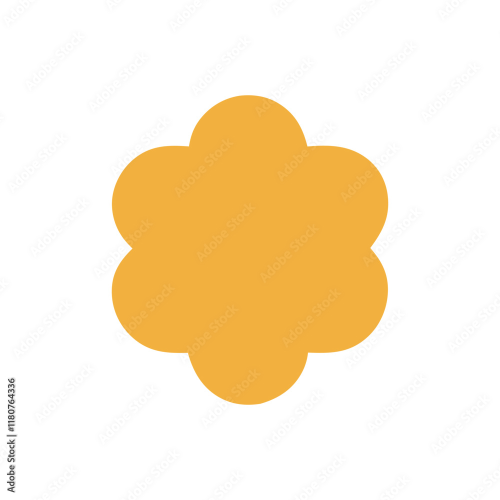 Abstract Organic Hanukkah Shape Abstract Organic Hanukkah Shape