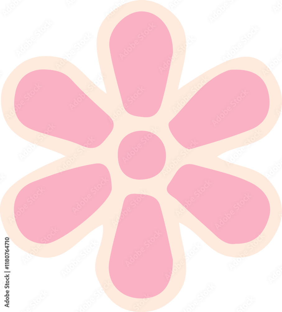 Retro Flower Petal Retro Flower Petal