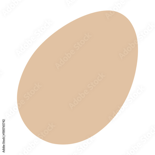 Abstract Organic Mocha Mousse Shape